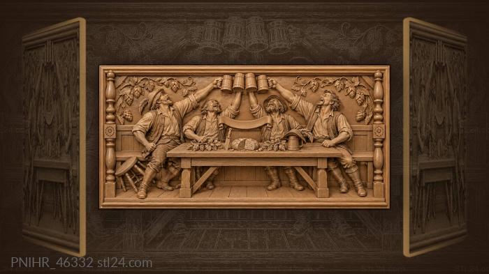 Toast to brewers hearty fellowship 3d STL model