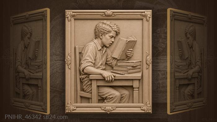Learner recounts marks as the pen falls 3d STL model