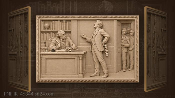 Exam trick clever student professor 3d STL model