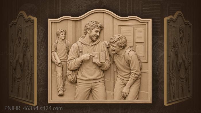 Student memories shared joyful camaraderie 3d STL model