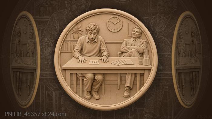 Exam tension fateful number thirteen 3d STL model