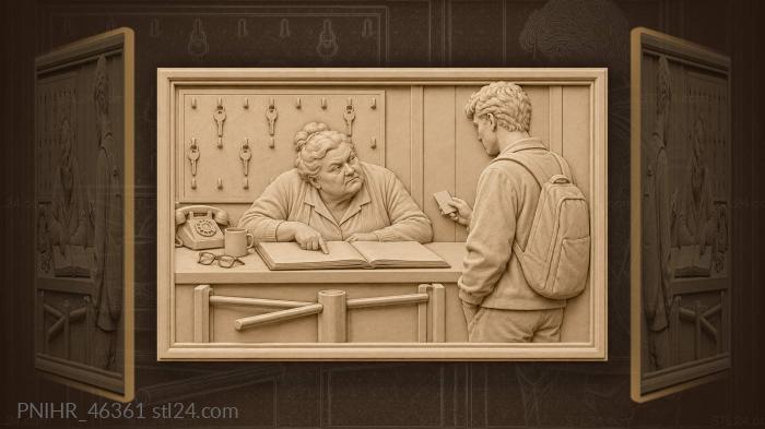 Gatekeeper matches student pass against register 3d STL model