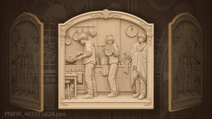 Late night kitchen study session 3d STL model