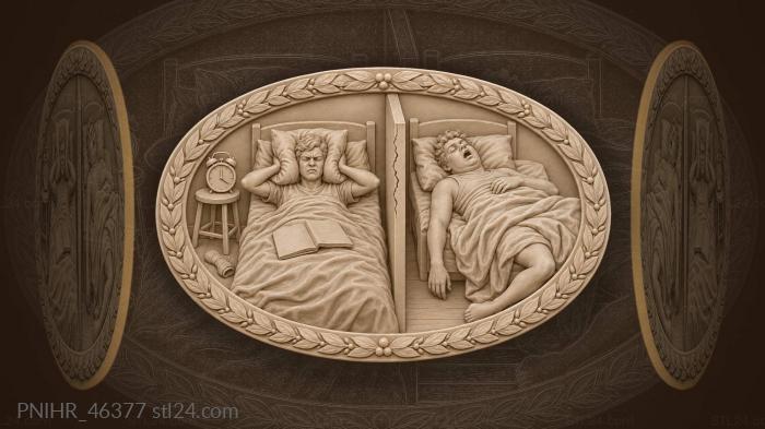 Student blocks out his neighbors snoring 3d STL model