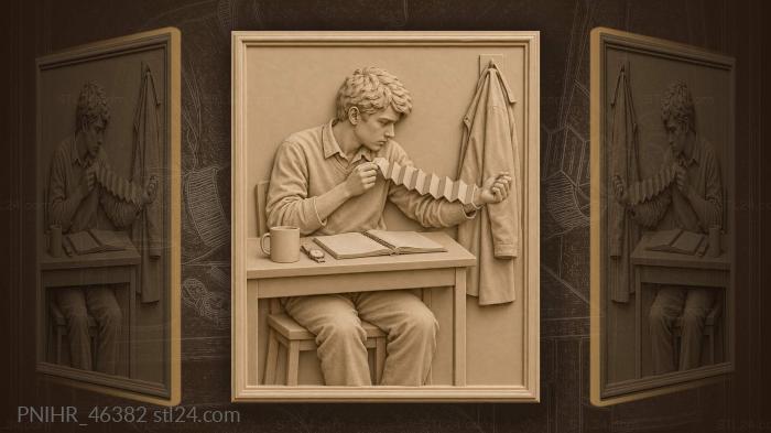 Candidate snaps his crib sheet home 3d STL model