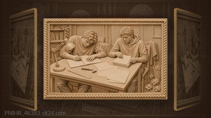 Secret formulas student life hustle 3d STL model