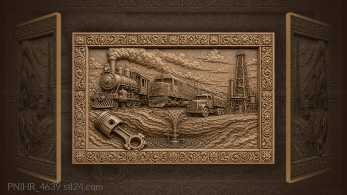 Industrial might and modern progress 3d STL model