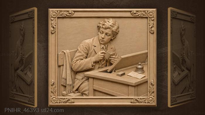 Hidden study secret little book 3d STL model