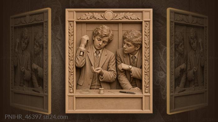 Young angler’s secret message delivery 3d STL model