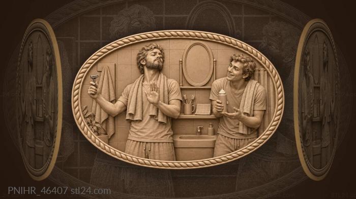 Students refusal of a shave 3d STL model
