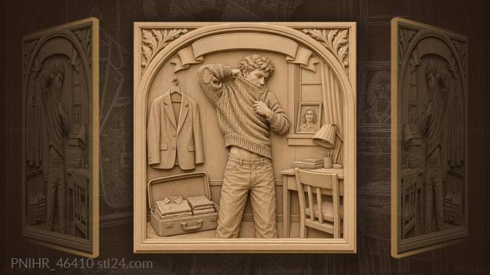 Student’s sweater last moments home 3d STL model