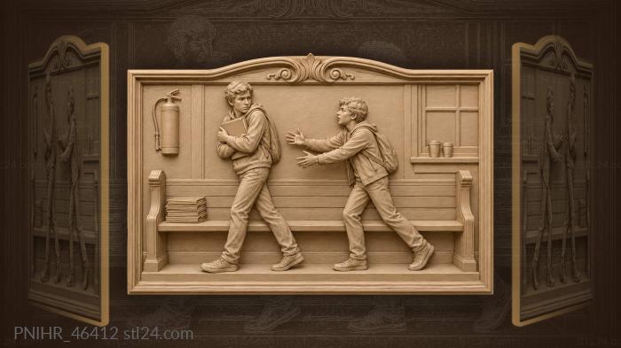 Student borrowing record book struggle 3d STL model