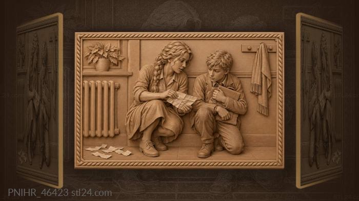 Helping hand student corridor secret 3d STL model