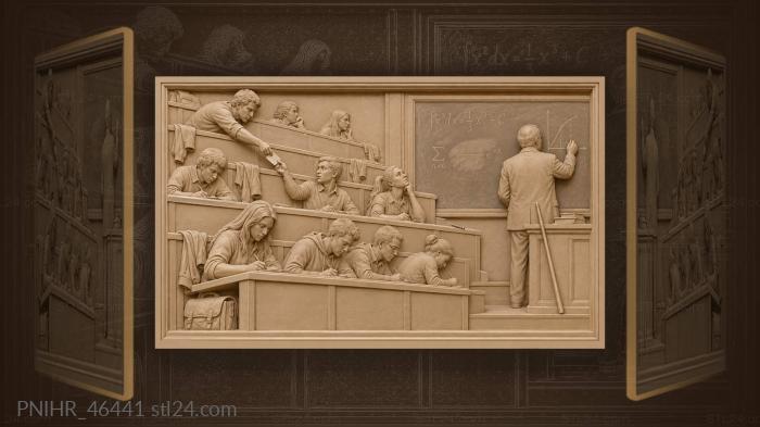 University life student mischief learning 3d STL model