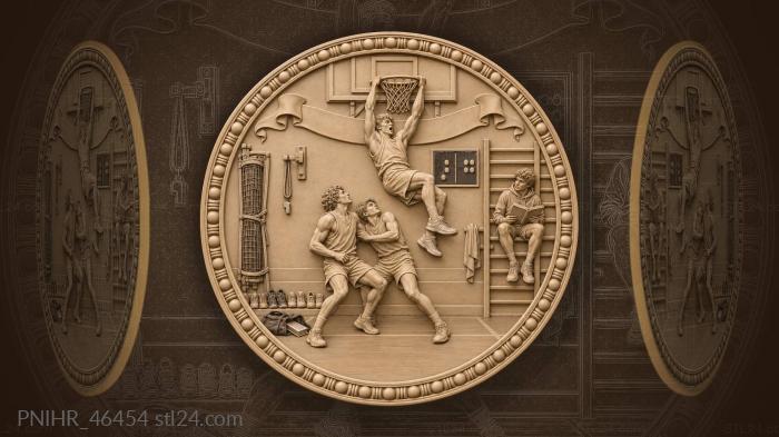 Basketball instead of lecture hall 3d STL model
