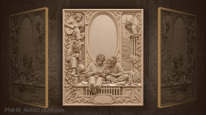 Cozy window gathering warm memories 3d STL model
