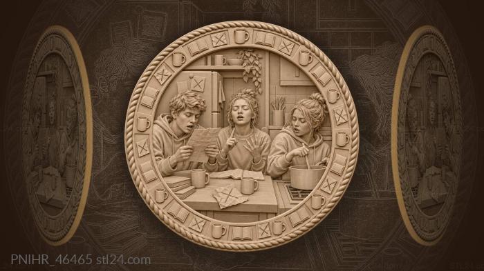 Dormmates rehearse one page again 3d STL model