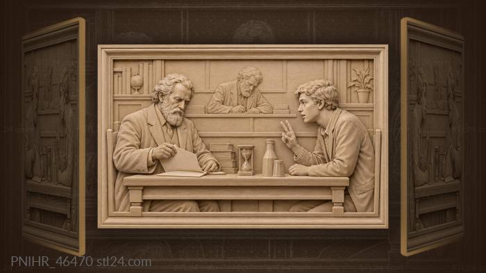 Time reunites professor with his student years 3d STL model