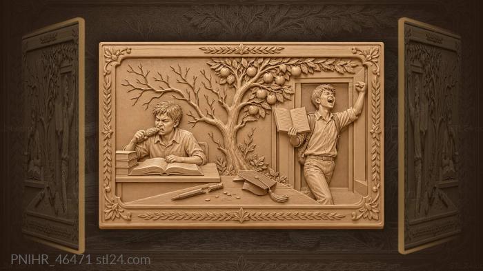 Student’s journey from study to success 3d STL model