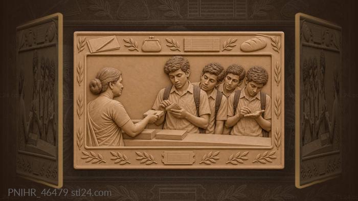 Scholarship count classmates eager anticipation 3d STL model