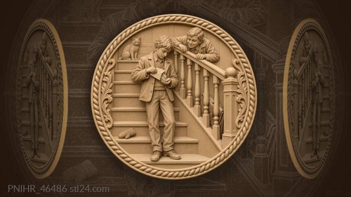 First paycheck student staircase friends 3d STL model