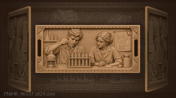 Lab partners avoid an extra drop 3d STL model
