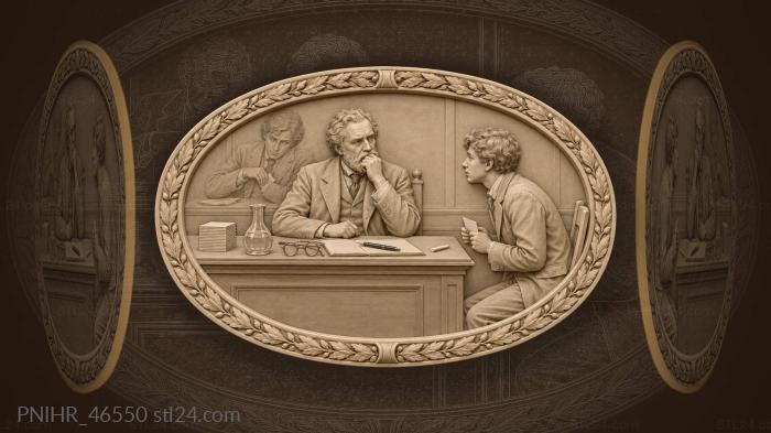 Professor recalls a question during examination 3d STL model