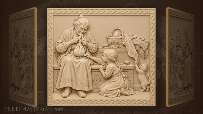 Grandmothers wealth careful accumulation 3d STL model