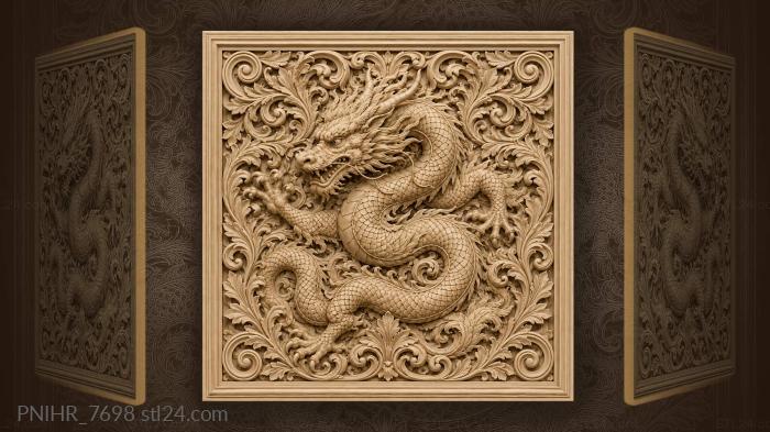 Coils weaving through heavy foliage 3d STL model