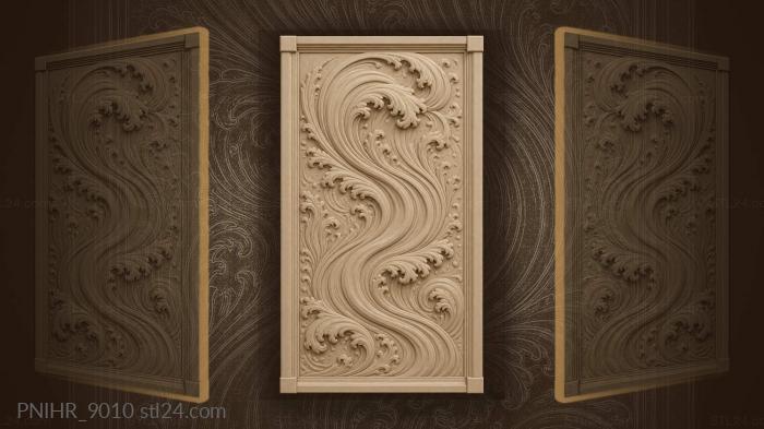 Flowing wave graceful ocean motion 3d STL model