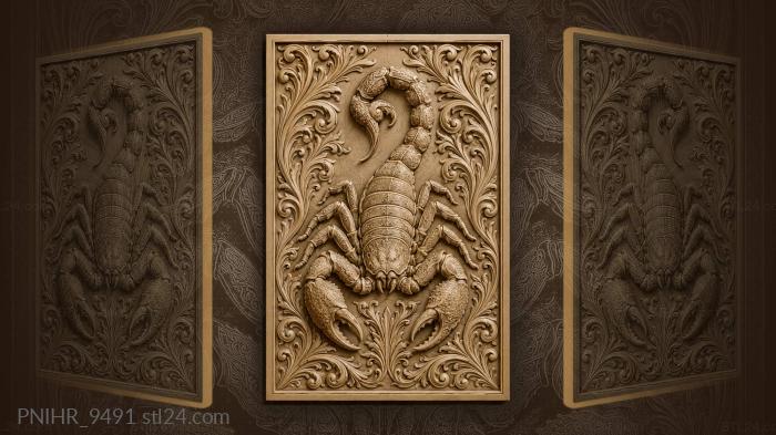 Sting swung over his own back 3d STL model
