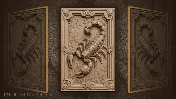 Arched body with prominent claws 3d STL model