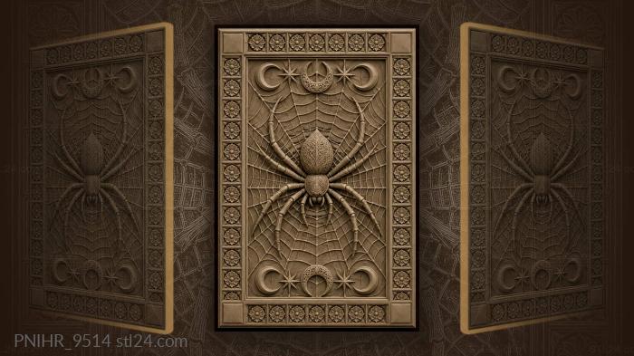Spider web moons starburst rosettes 3d STL model