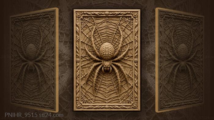 Web spreading from the motionless spider 3d STL model