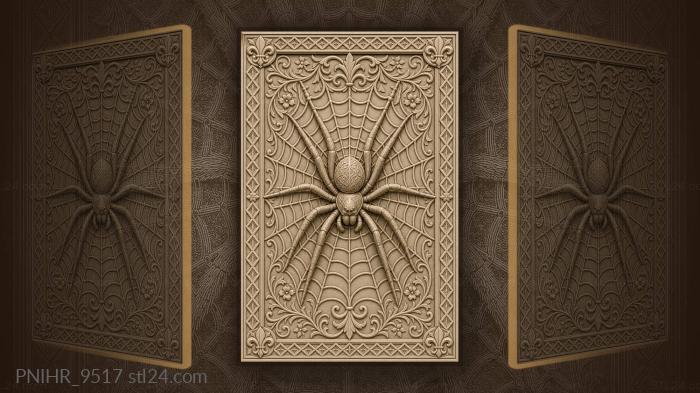 Woven web with tiny floral motifs 3d STL model