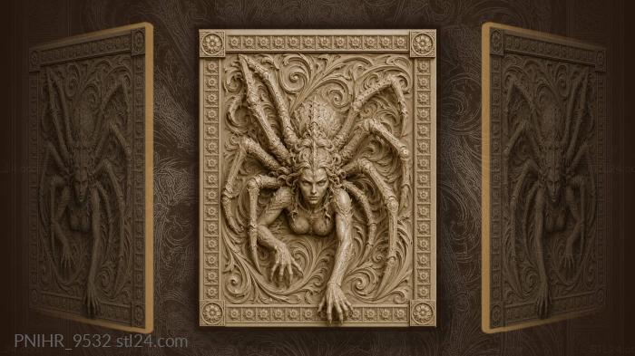 Swirls streaming from the body 3d STL model