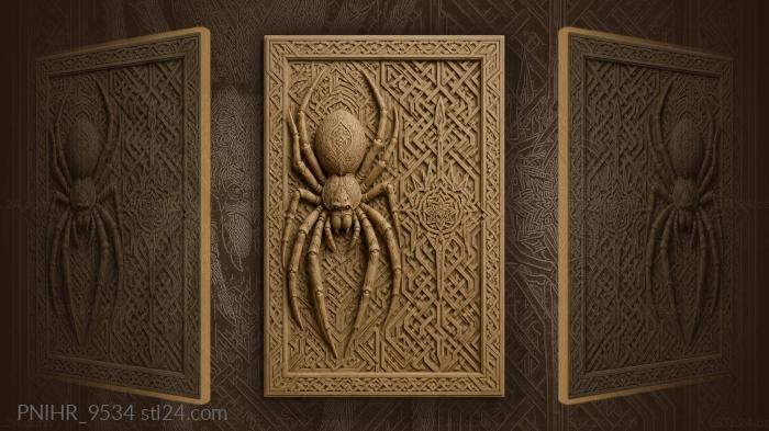 Patterns filling the spider legs 3d STL model