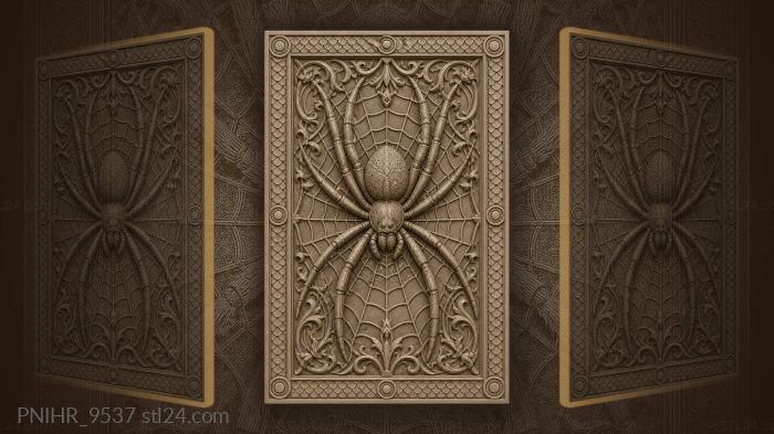 Spider legs woven into the mesh 3d STL model