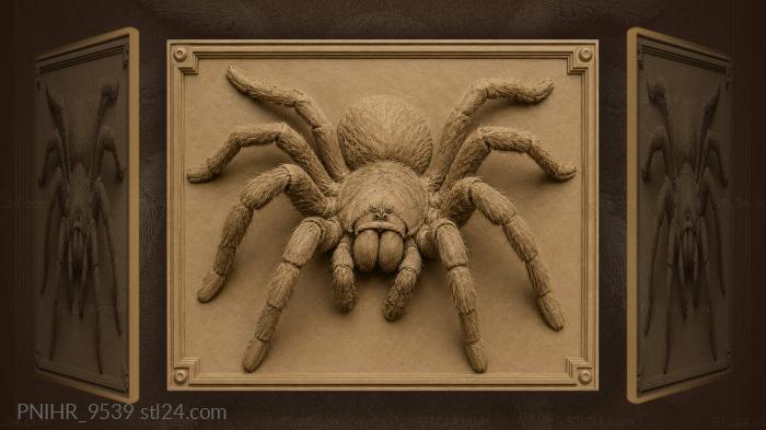 Detailed tarantula reaching out forward 3d STL model