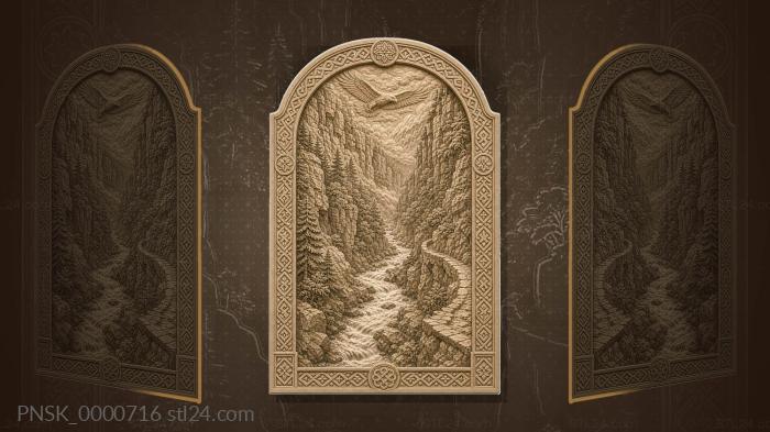 Guam Gorge - rocks and river 3d STL model
