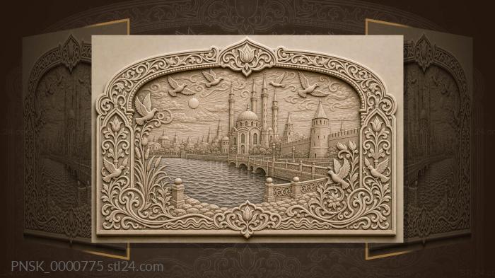 Kazan Mosque - mosque and Kremlin 3d STL model