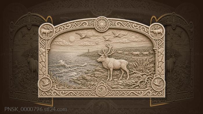 Kanin Nos - sea and tundra 3d STL model