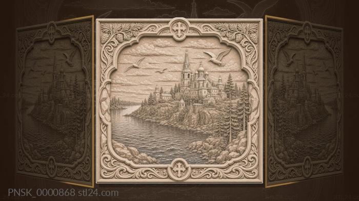 Valaam - monastery and Ladoga 3d STL model