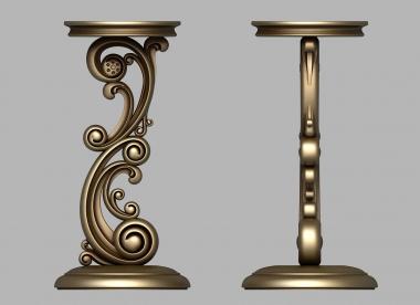 Underframe (Acanthus vase, PDS_0019) 3D models for cnc