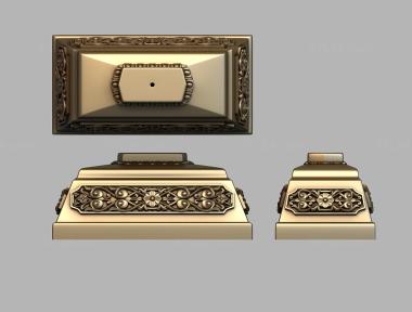 Underframe (Stand with carved decor, PDS_0020) 3D models for cnc