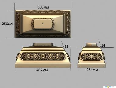 Underframe (Stand with carved decor, PDS_0020) 3D models for cnc