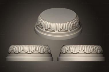 Underframe (Acanthus leaves on a balloon, PDS_0122) 3D models for cnc