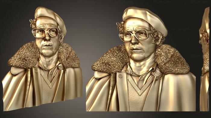 Portrait (Jose Afonso, PRT_0034) 3D models for cnc