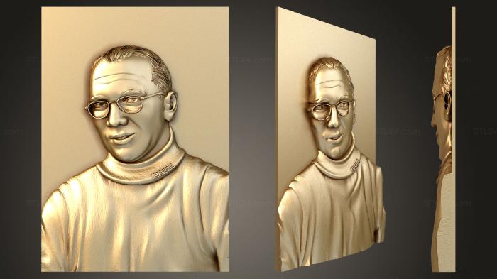 Портреты (, PRT_0038) 3D модель для ЧПУ станка