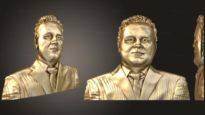 Портреты (Портрет мужчины, PRT_0051) 3D модель для ЧПУ станка